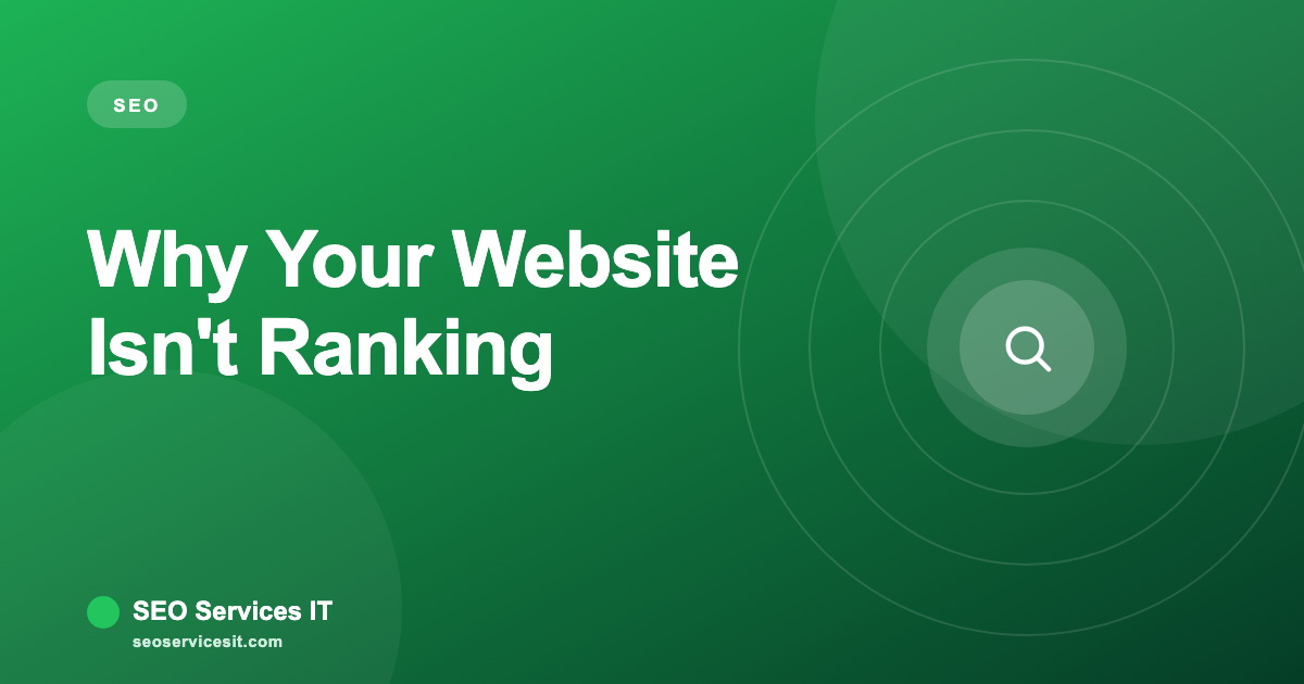 Why Your Website Isn't Ranking (and 9 Fixes That Work)