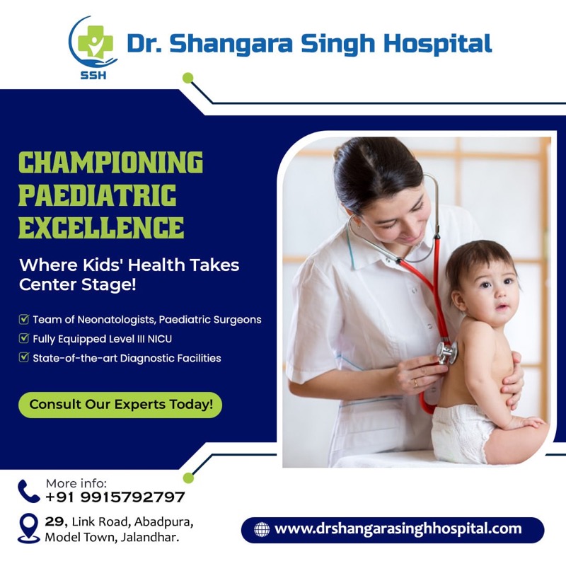 Dr. Shangara Singh Hospital — social media creative by SEO Services IT